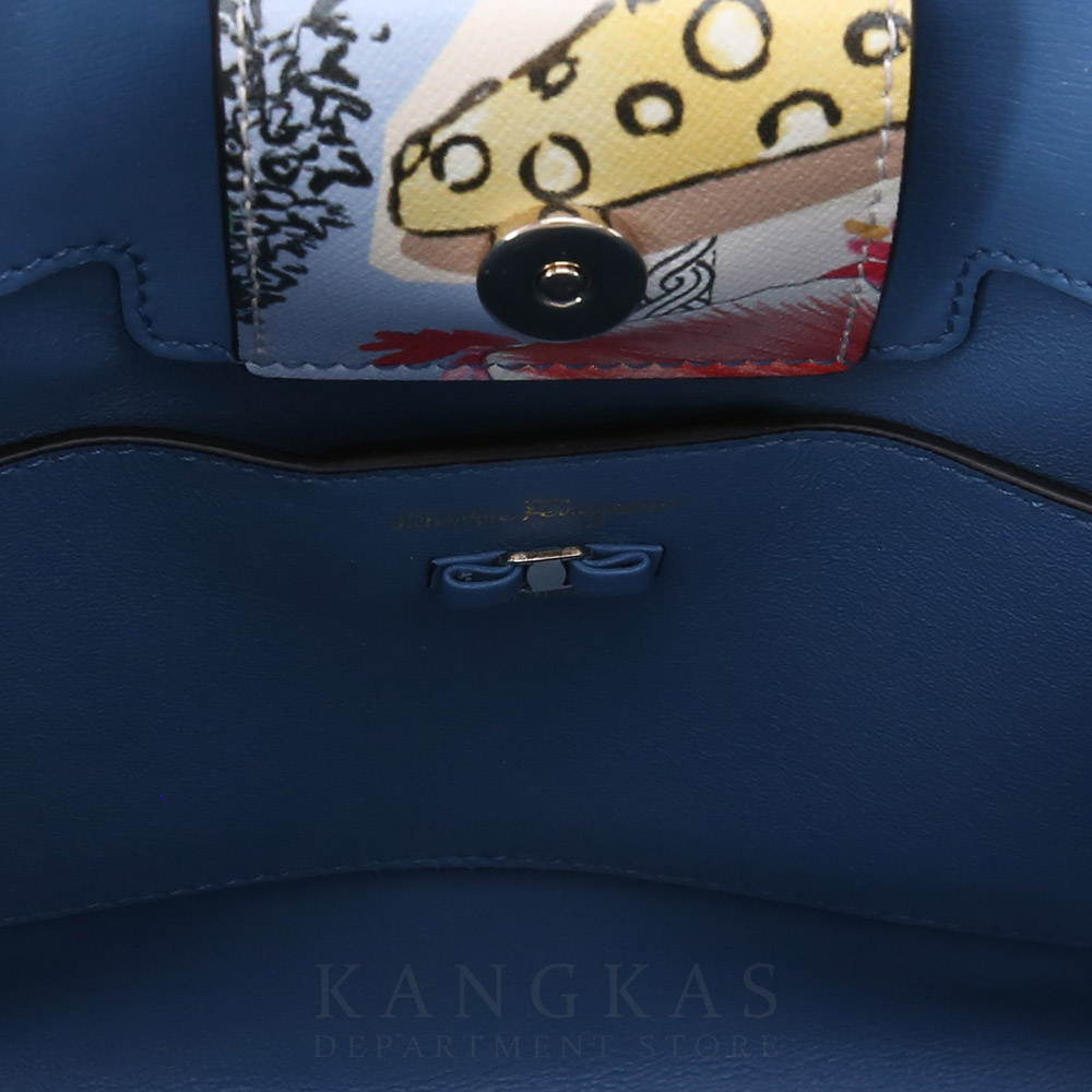 FERRAGAMO(USED)페레가모 시즌 바라 보우 투웨이백