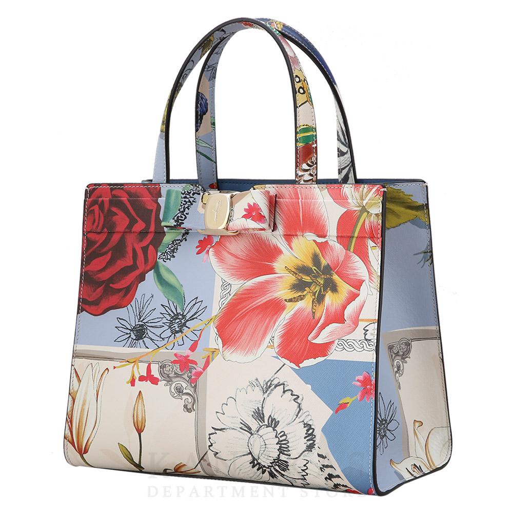 FERRAGAMO(USED)페레가모 시즌 바라 보우 투웨이백