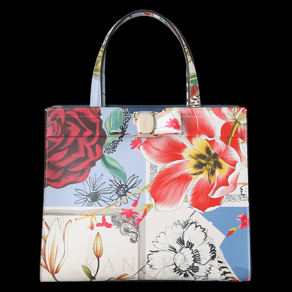 FERRAGAMO(USED)페레가모 시즌 바라 보우 투웨이백