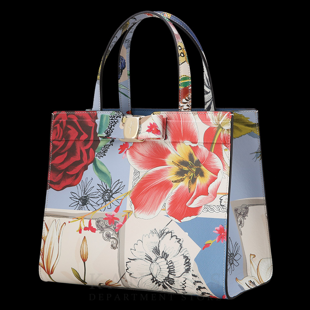 FERRAGAMO(USED)페레가모 시즌 바라 보우 투웨이백