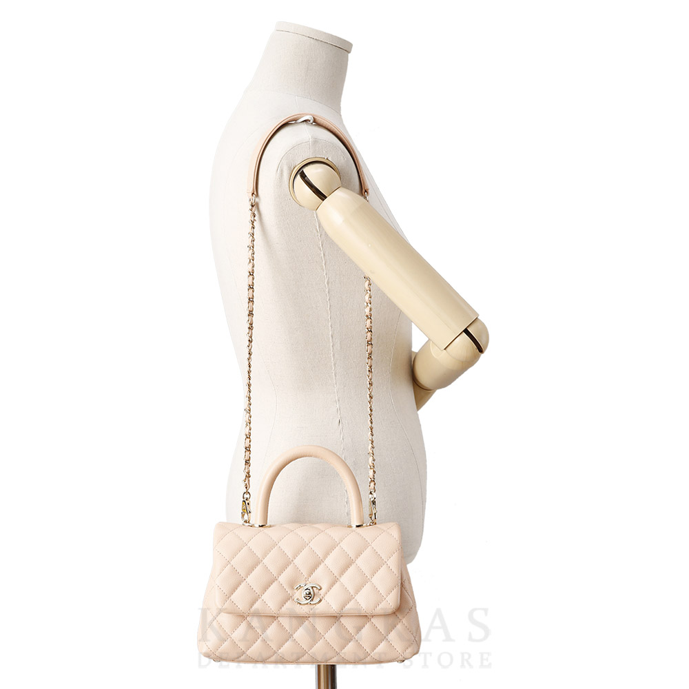 CHANEL(USED)K샤넬 캐비어 코코핸들 스몰