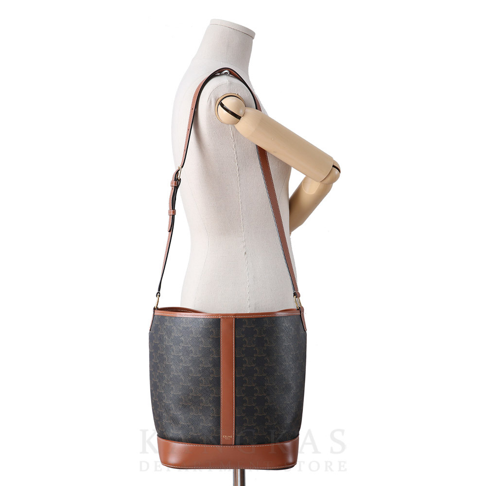 CELINE(USED)셀린느 트리오페 캔버스 버킷백