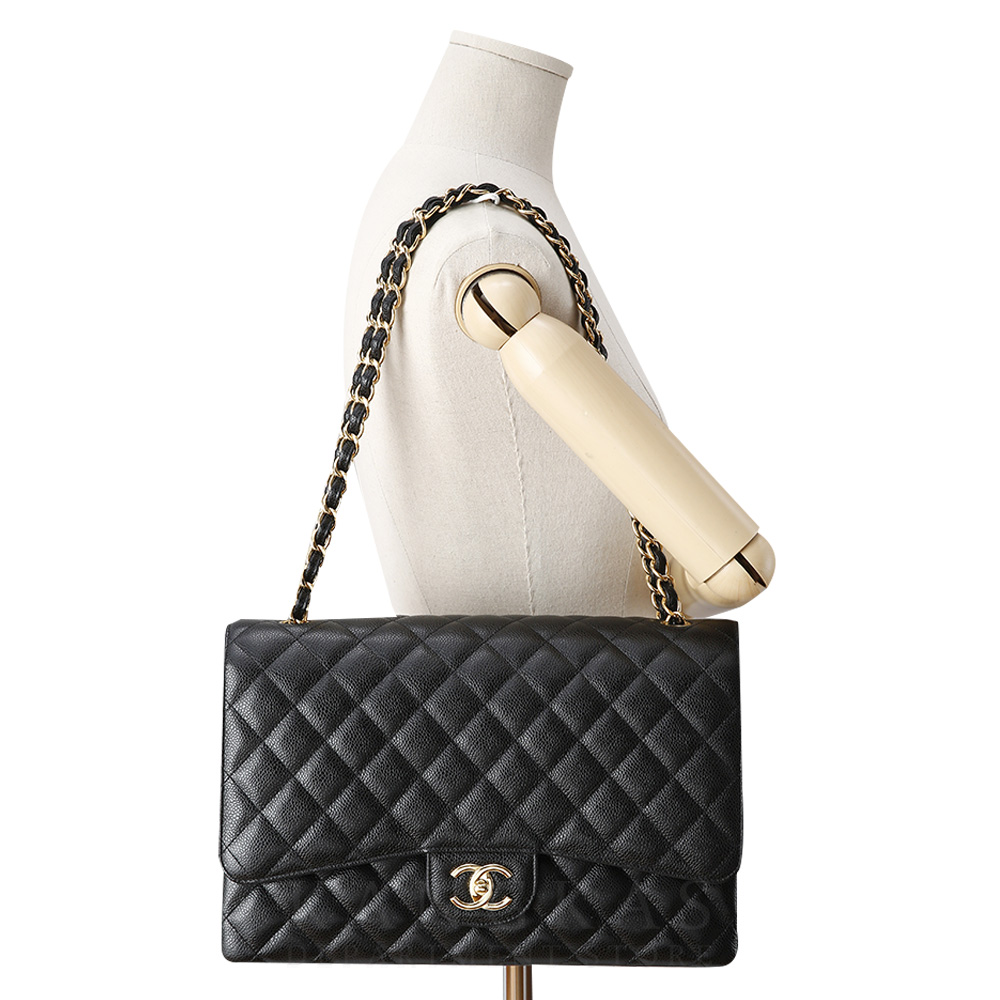 CHANEL(USED)샤넬 캐비어 클래식 맥시
