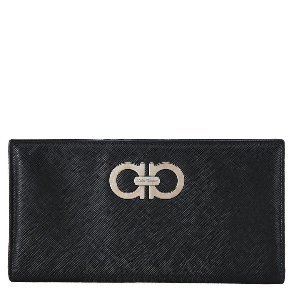 FERRAGAMO(USED)페레가모 간치니 플랩 장지갑