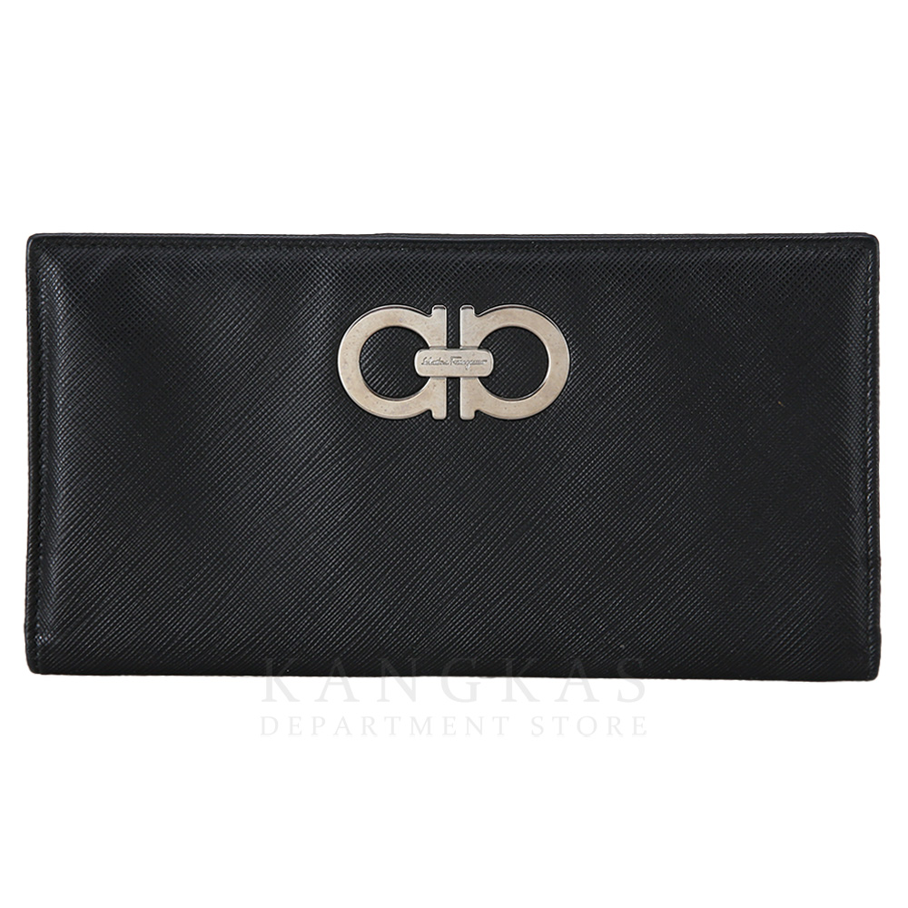 FERRAGAMO(USED)페레가모 간치니 플랩 장지갑