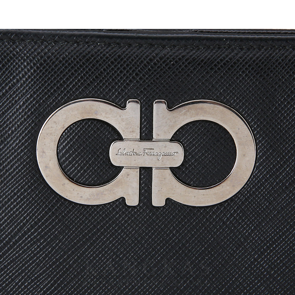 FERRAGAMO(USED)페레가모 간치니 플랩 장지갑