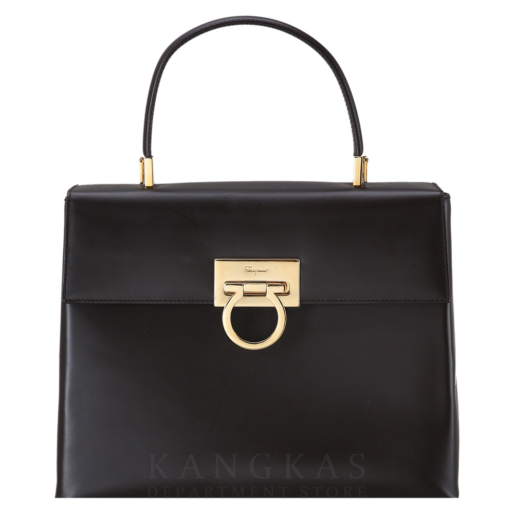 FERRAGAMO(USED)페레가모 켈리 탑 핸들백