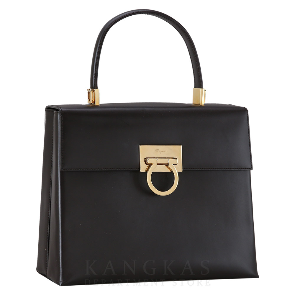 FERRAGAMO(USED)페레가모 켈리 탑 핸들백
