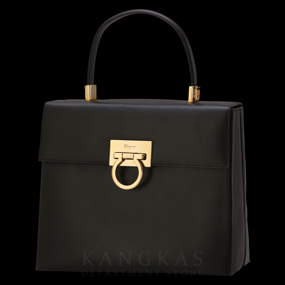 FERRAGAMO(USED)페레가모 켈리 탑 핸들백