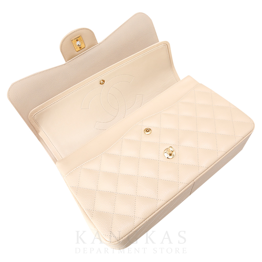 CHANEL(USED)샤넬 베이지 클래식 라지 플랩백