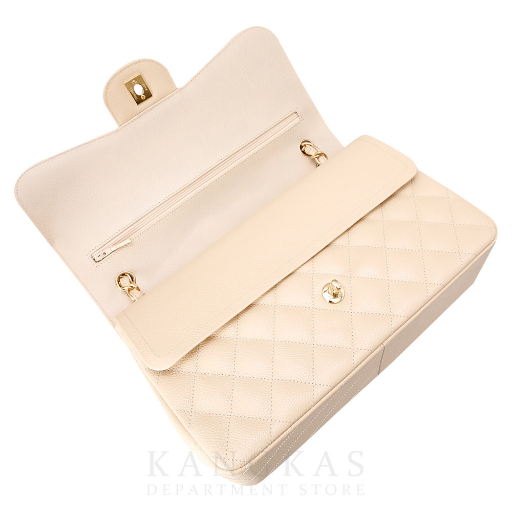 CHANEL(USED)샤넬 베이지 클래식 라지 플랩백