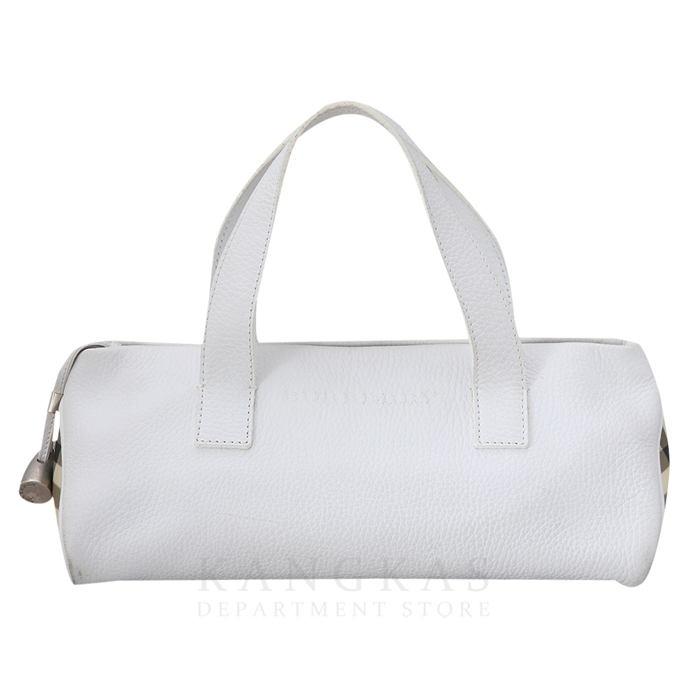 BURBERRY(USED)버버리 빈티지 체크 레더 토트백