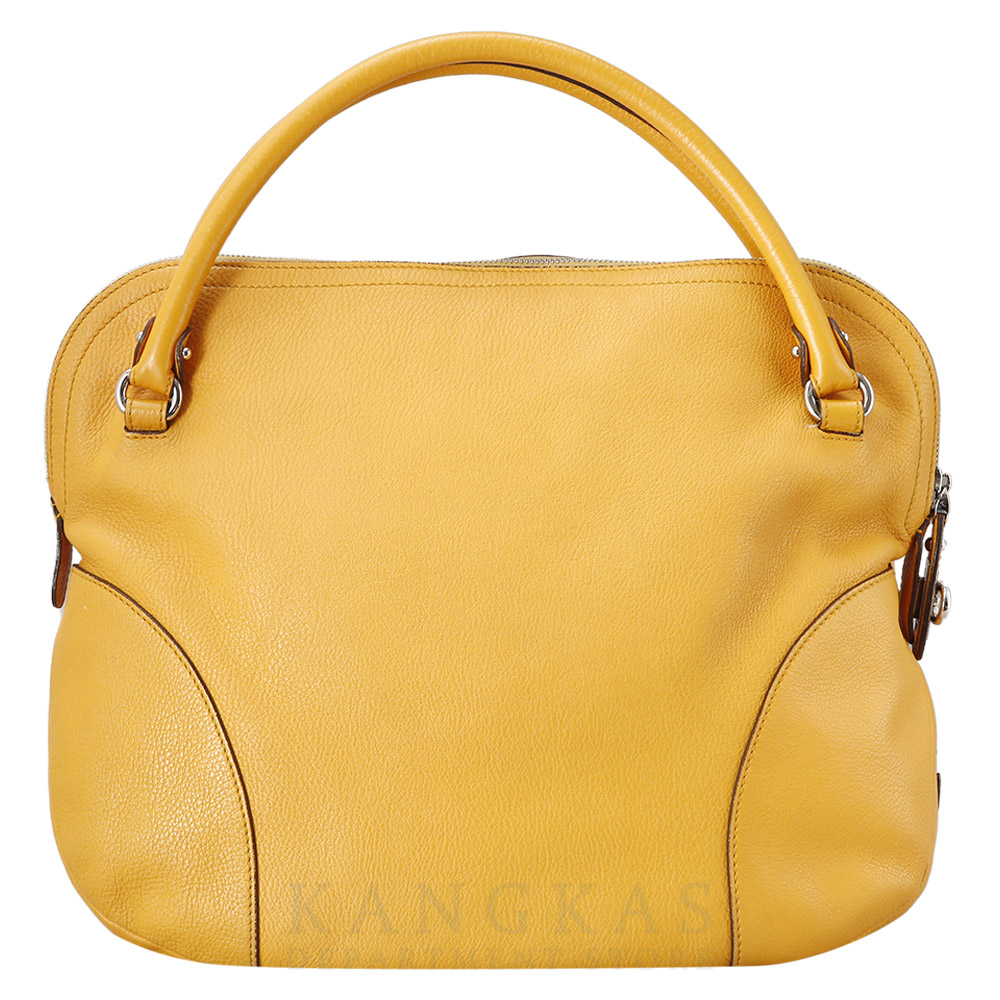 FERRAGAMO(USED)페레가모 옐로우 간치니 레더 토트백