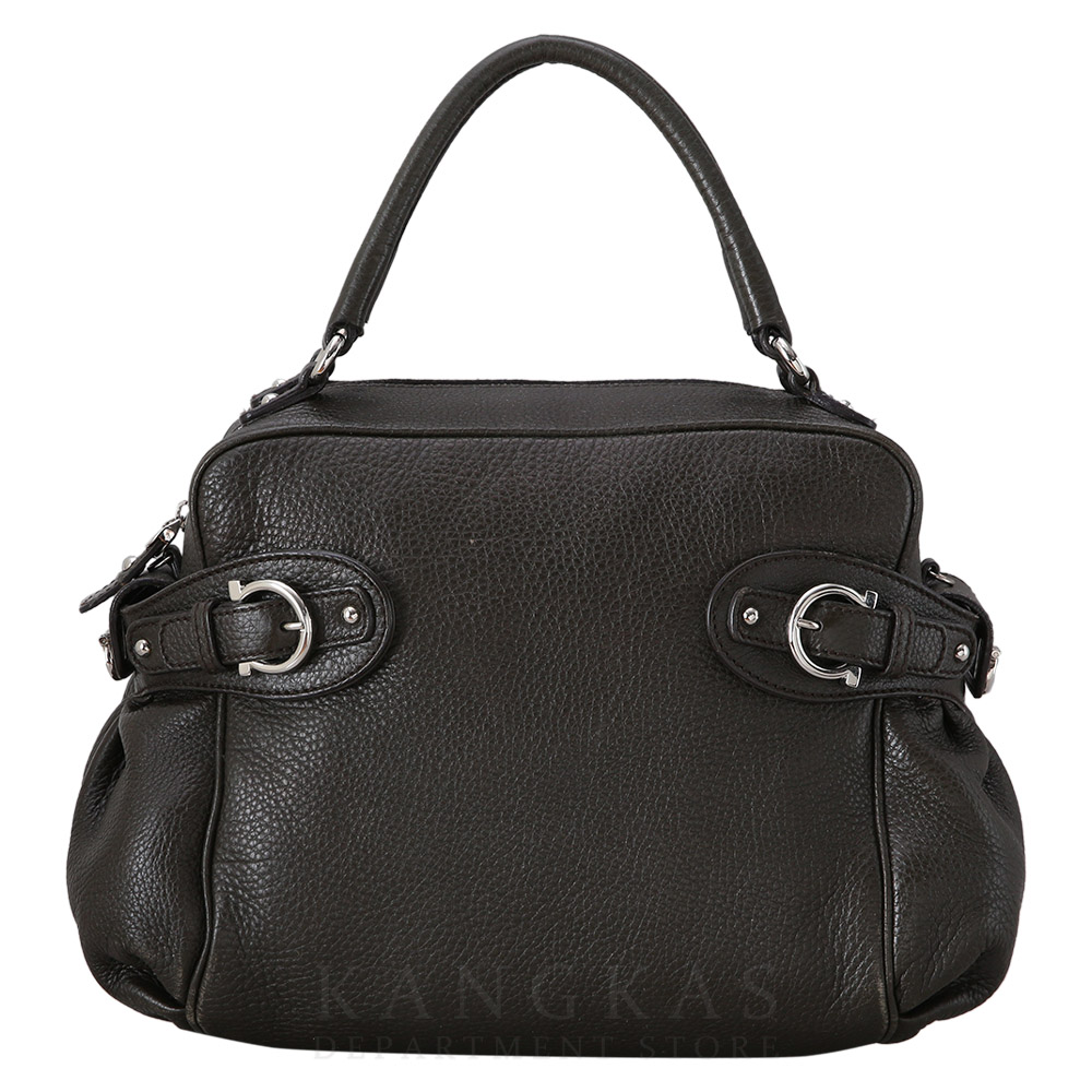 FERRAGAMO(USED)페레가모 간치니 버클 토트백