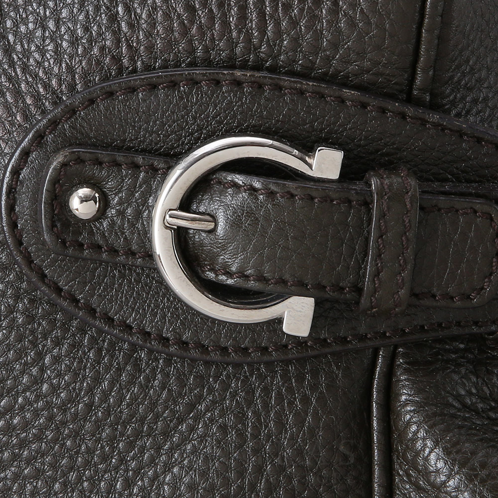 FERRAGAMO(USED)페레가모 간치니 버클 토트백