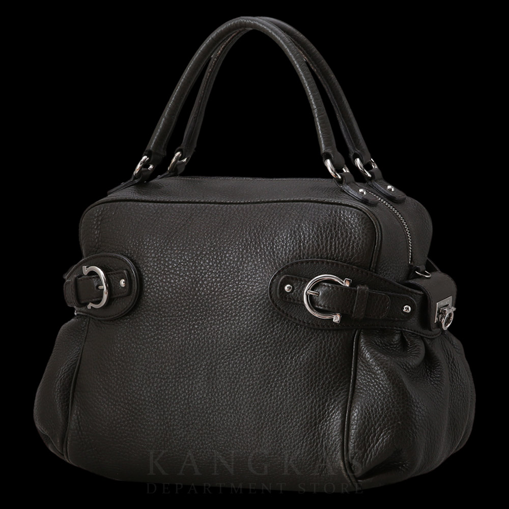 FERRAGAMO(USED)페레가모 간치니 버클 토트백
