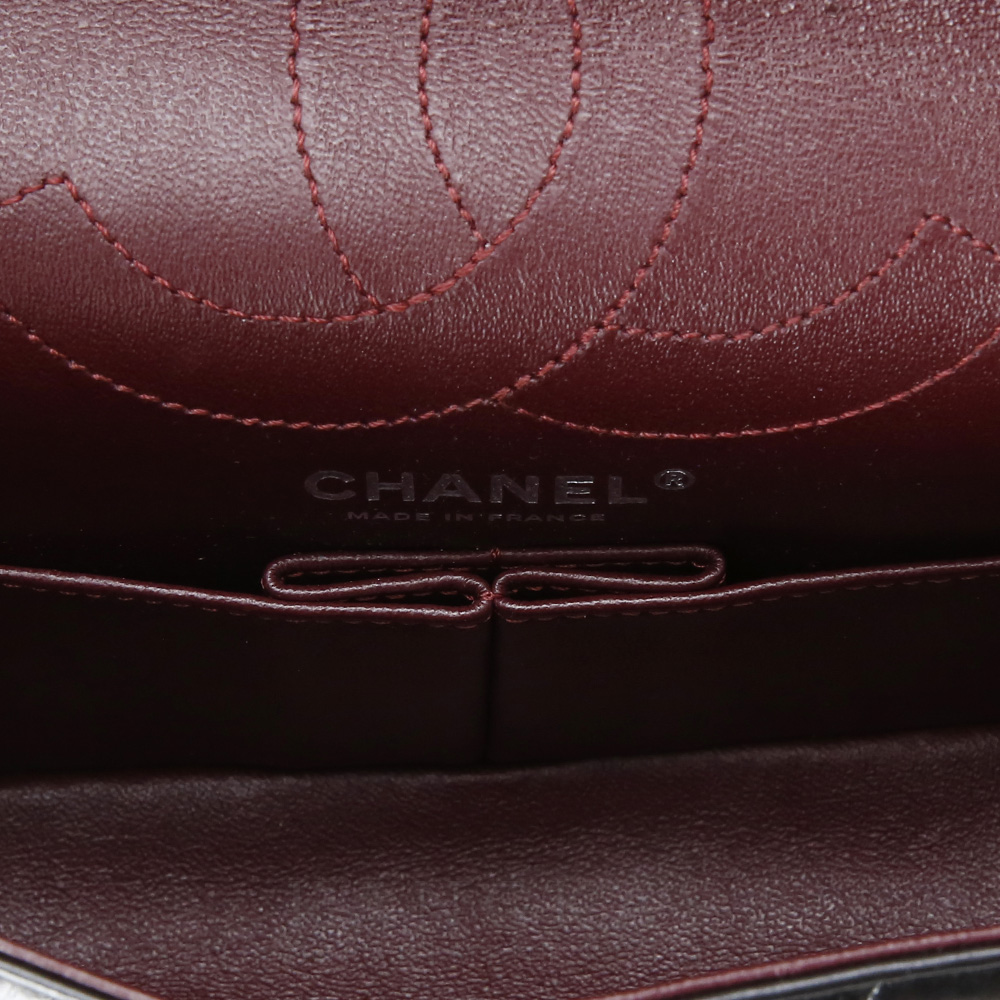 CHANEL(USED)샤넬 2.55 빈티지 클래식 미듐 블랙 은장