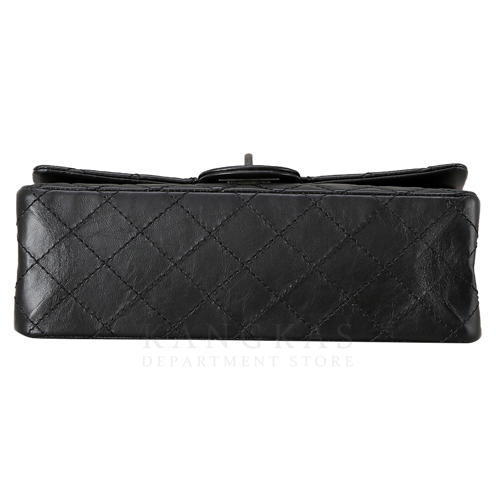CHANEL(USED)샤넬 2.55 빈티지 클래식 미듐 블랙 은장
