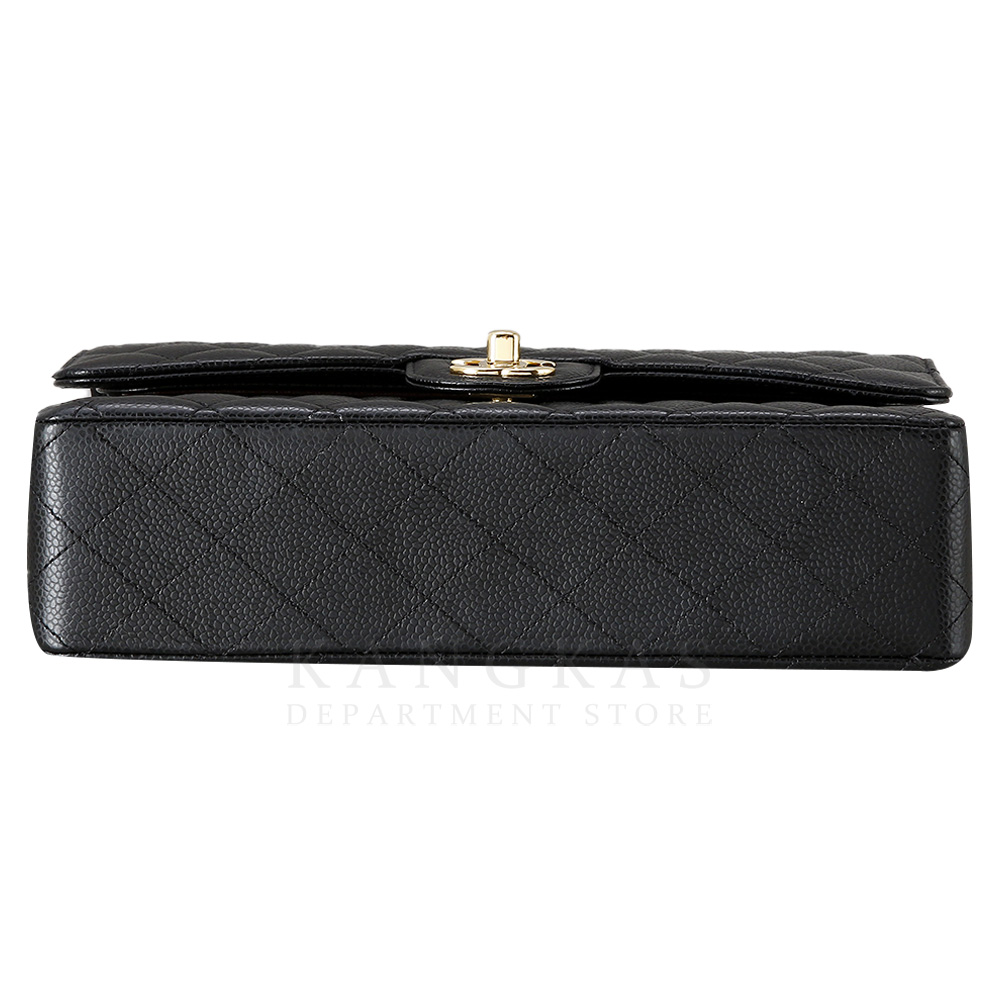 CHANEL(USED)샤넬 클래식 캐비어 미듐 금장