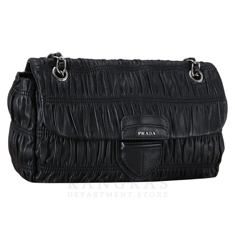PRADA(USED)프라다  B4553C 나파 고프레체인숄더백