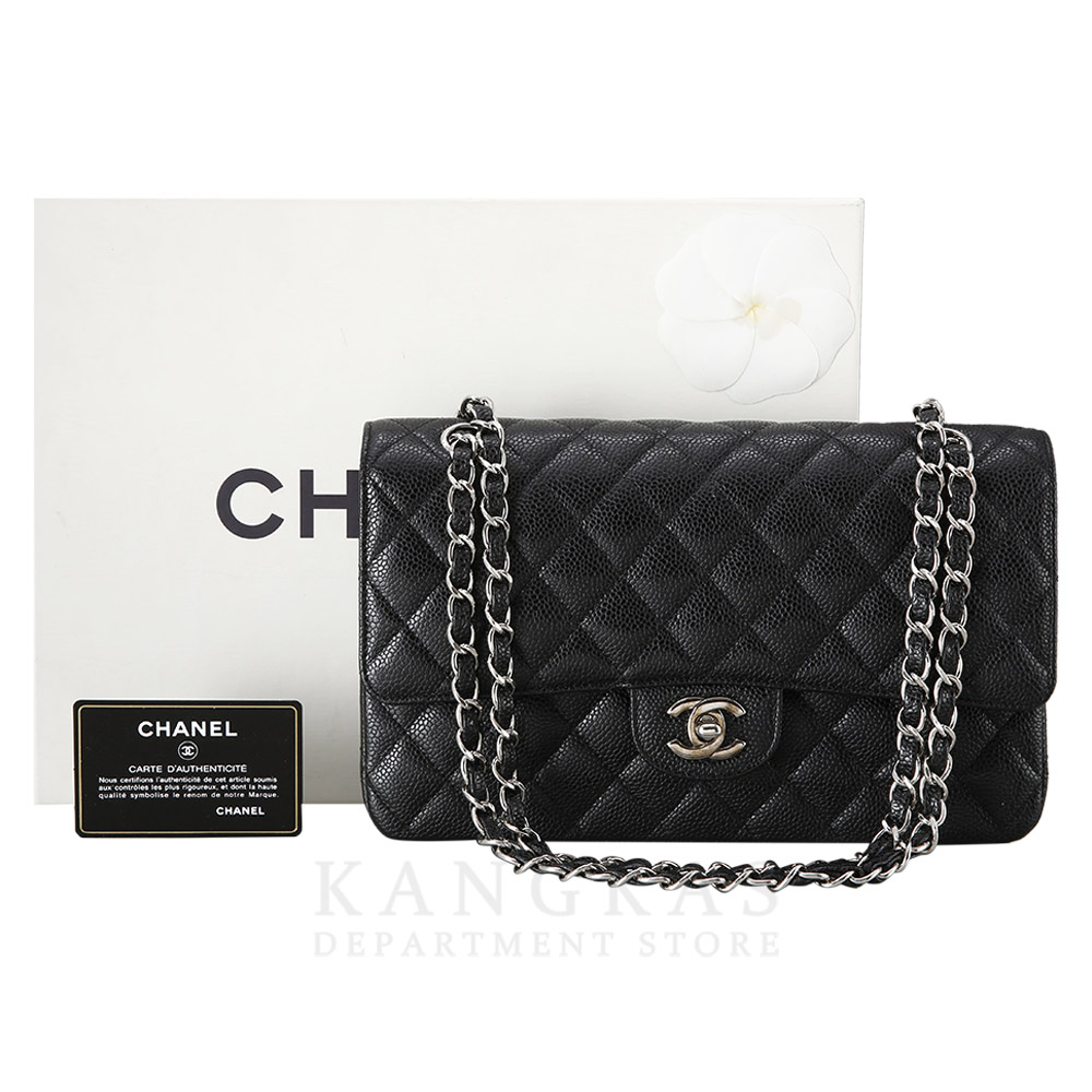 CHANEL(USED)샤넬 캐비어 클래식 미듐 플랩백