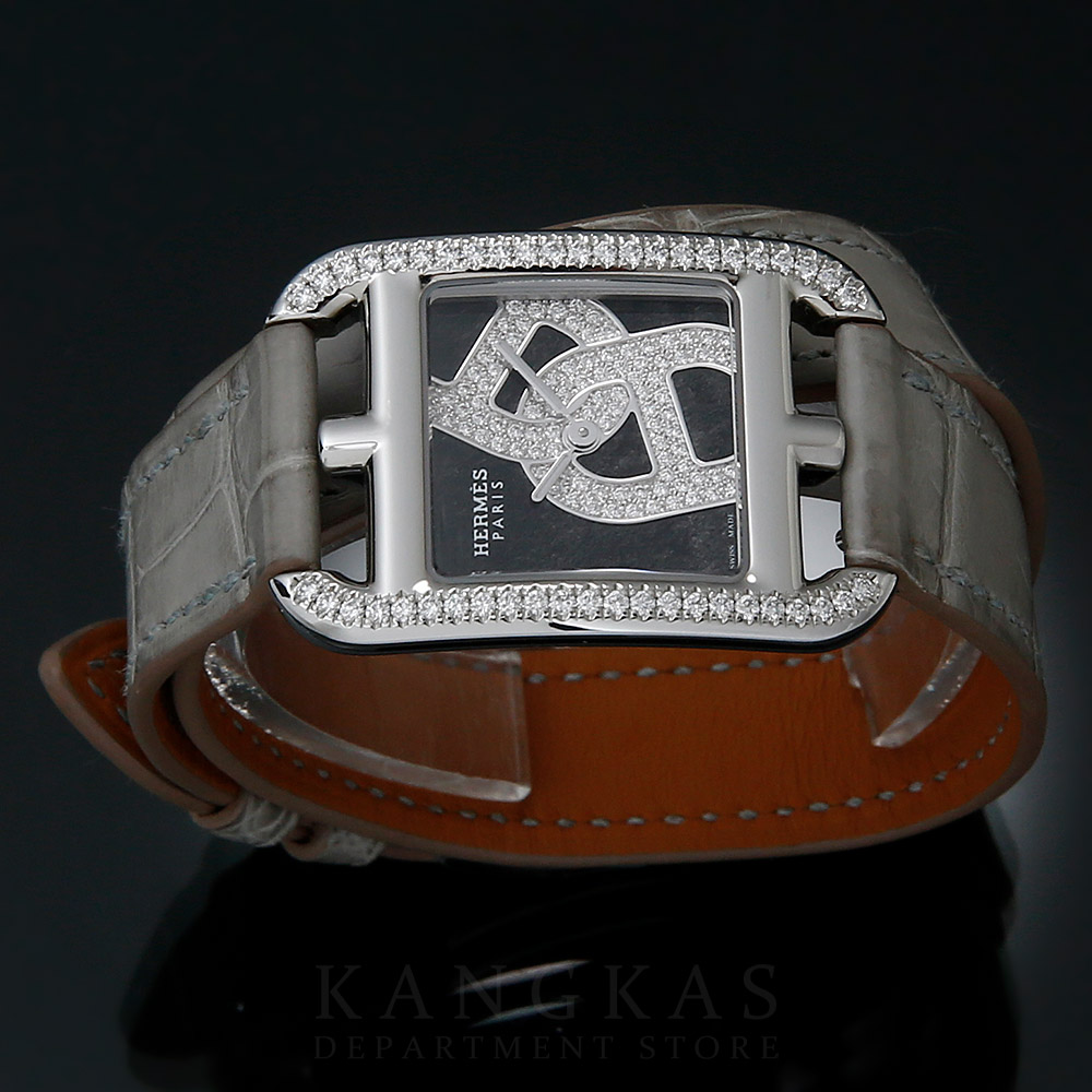 HERMES(USED)에르메스 케이프 코드 CC1.330 다이아베젤 워치