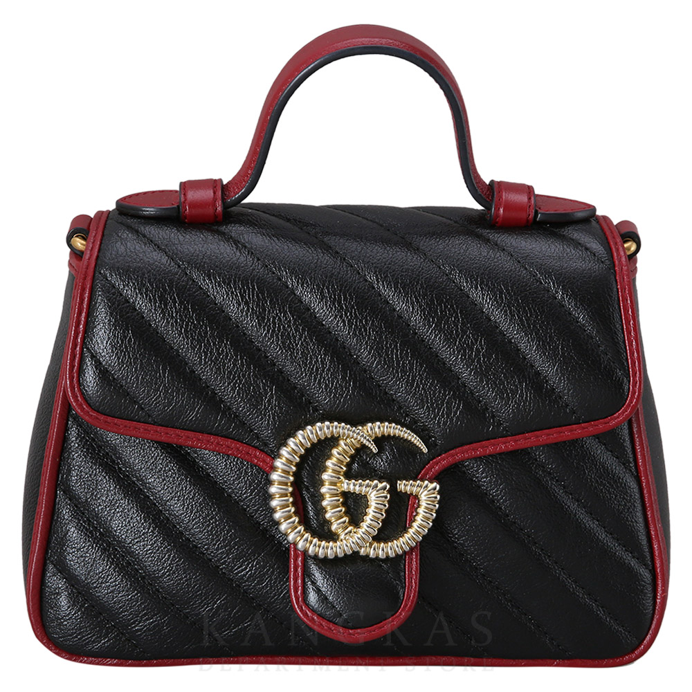 GUCCI(USED)구찌 583571 GG마몽 미니 탑 핸들백