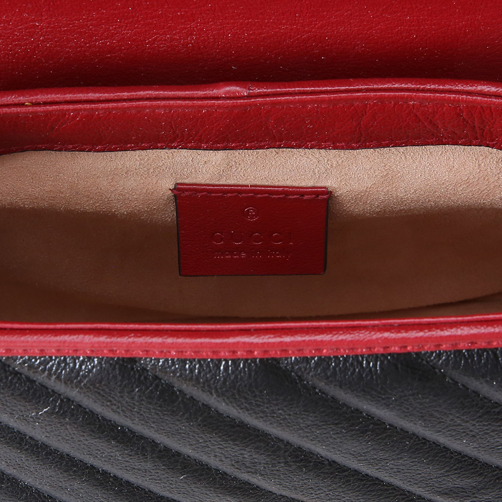 GUCCI(USED)구찌 583571 GG마몽 미니 탑 핸들백