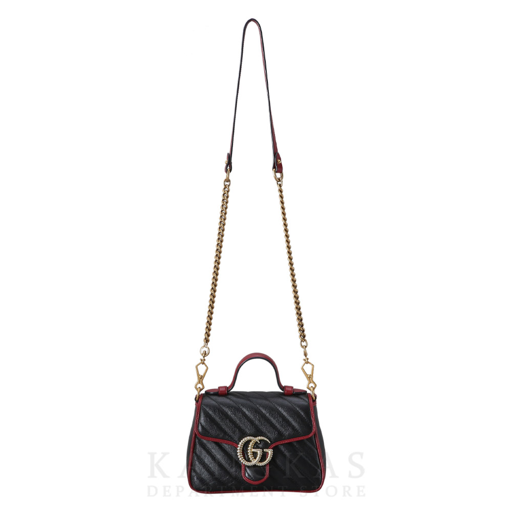 GUCCI(USED)구찌 583571 GG마몽 미니 탑 핸들백