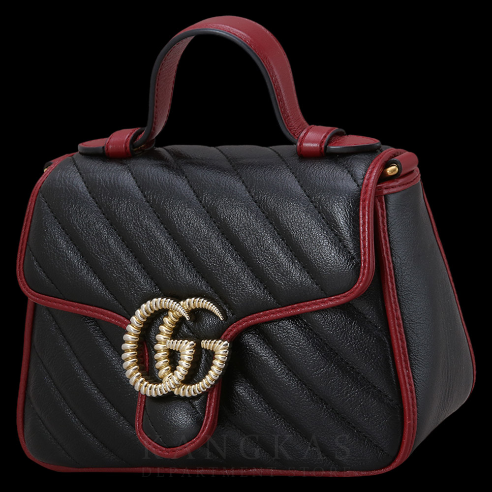 GUCCI(USED)구찌 583571 GG마몽 미니 탑 핸들백