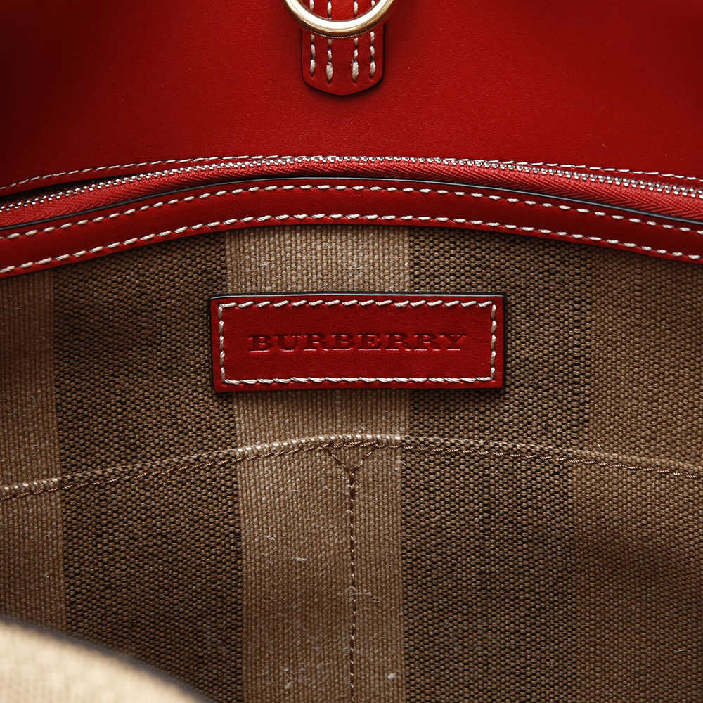 BURBERRY(USED)버버리 캔버스 애쉬비 숄더백 미듐