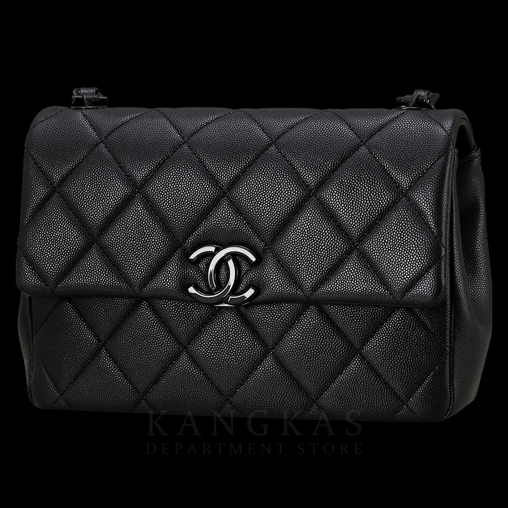 CHANEL(USED)샤넬 시즌 캐비어 세라믹 체인 플랩백
