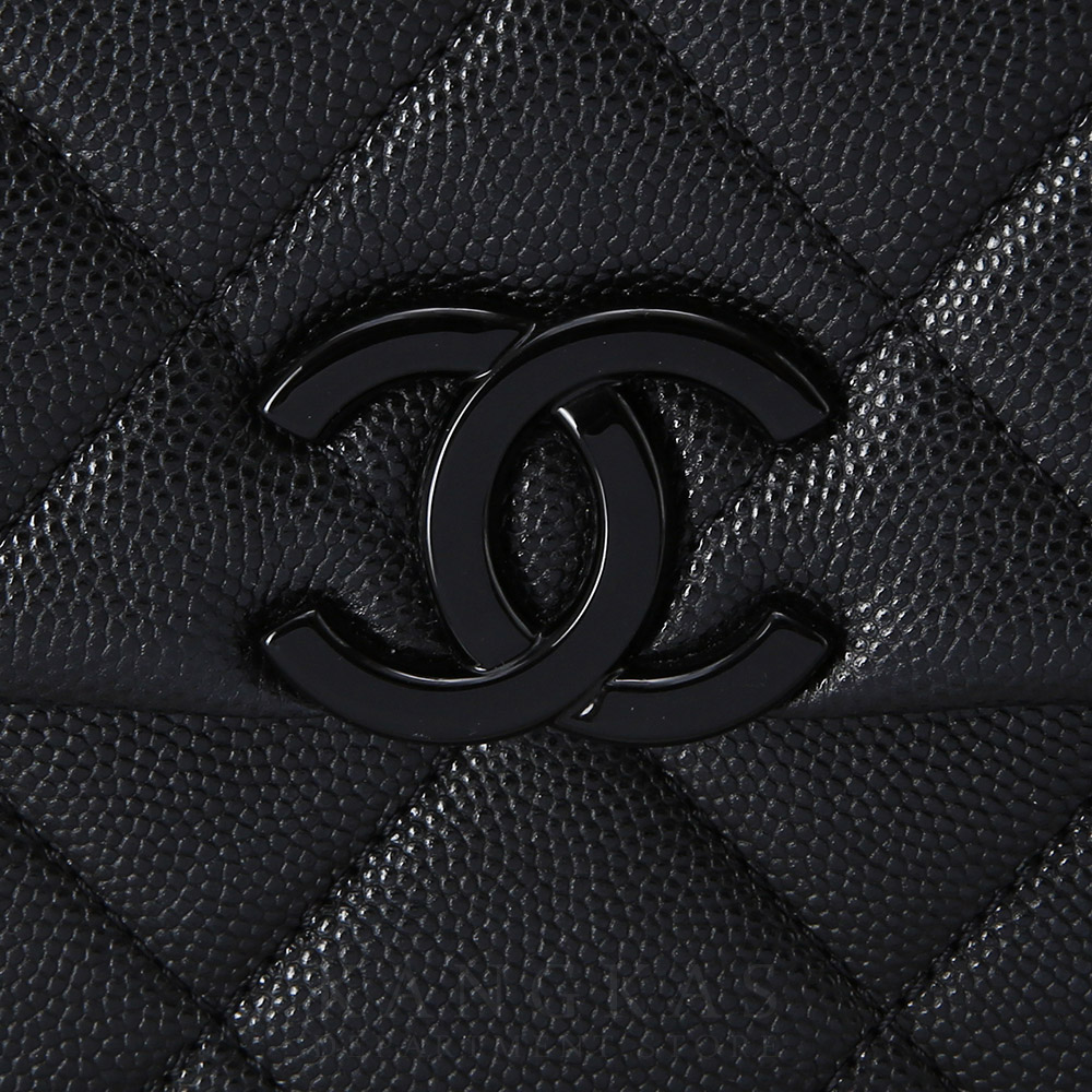 CHANEL(USED)샤넬 시즌 캐비어 세라믹 체인 플랩백