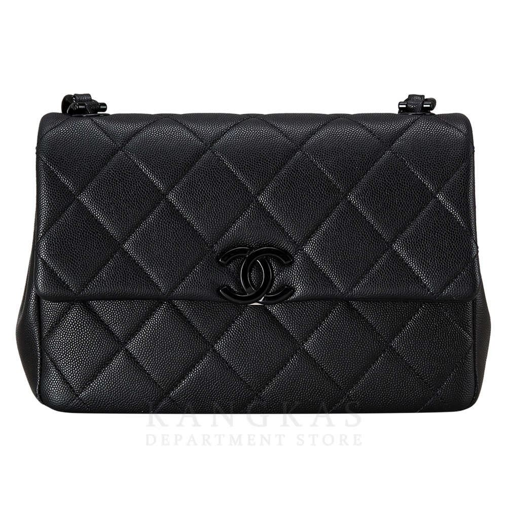 CHANEL(USED)샤넬 시즌 캐비어 세라믹 체인 플랩백