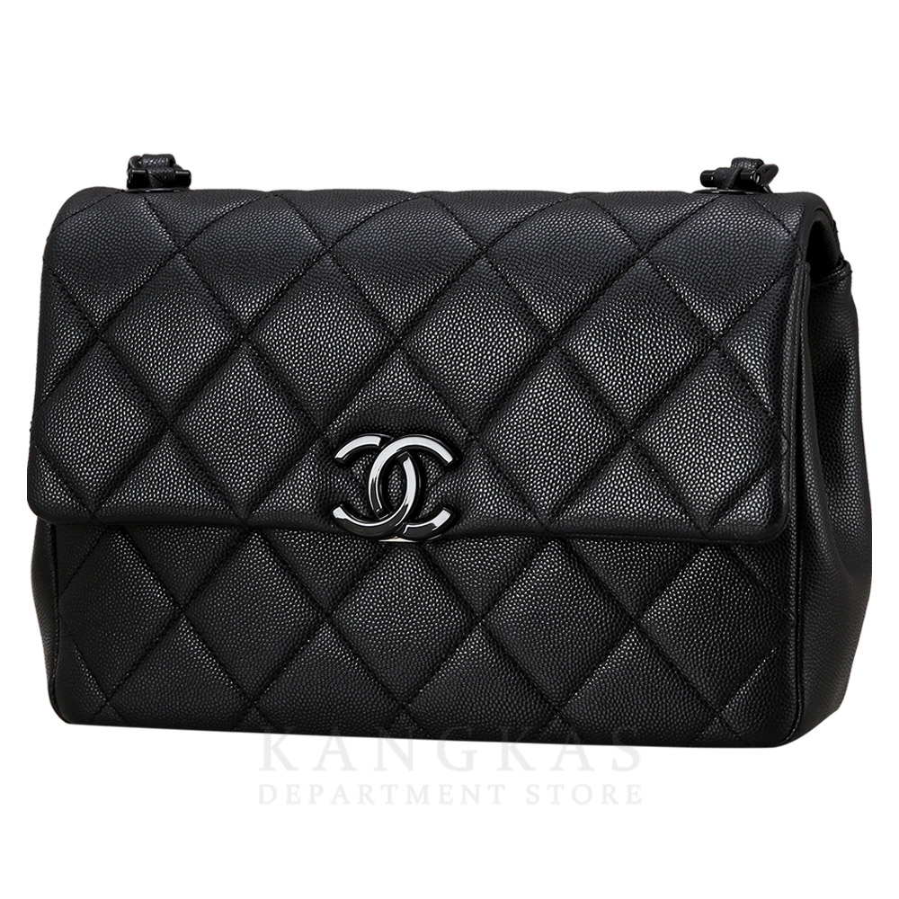 CHANEL(USED)샤넬 시즌 캐비어 세라믹 체인 플랩백