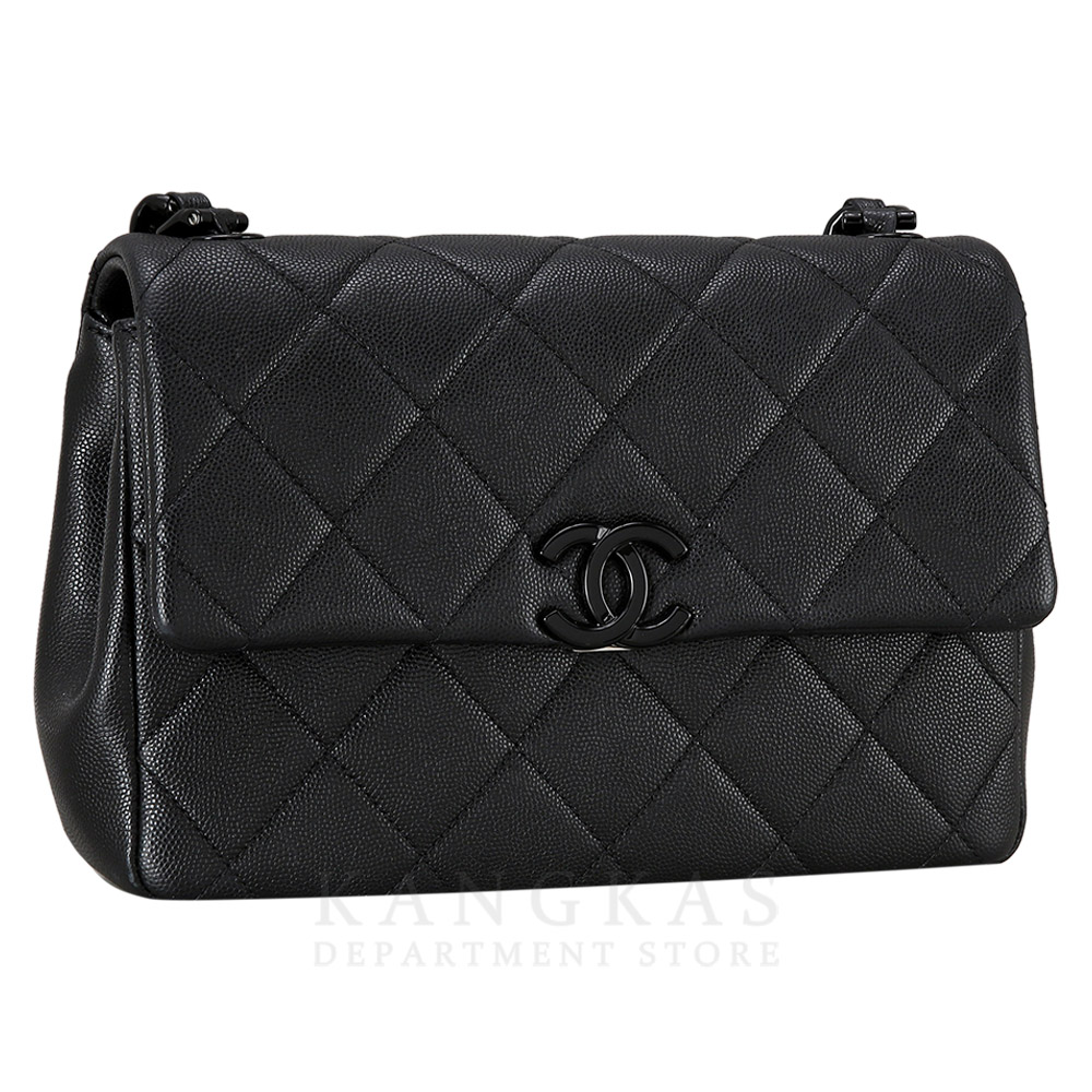 CHANEL(USED)샤넬 시즌 캐비어 세라믹 체인 플랩백