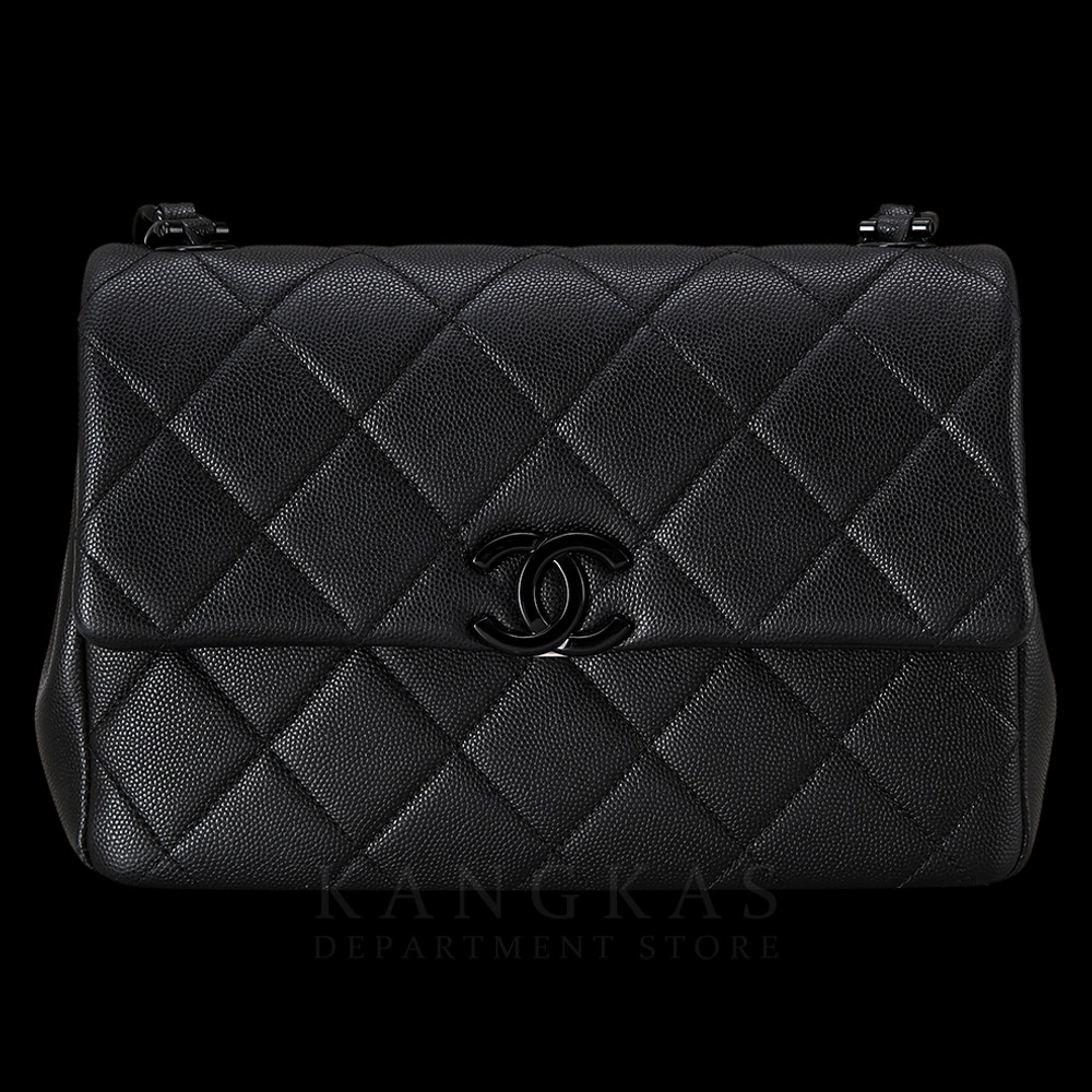 CHANEL(USED)샤넬 시즌 캐비어 세라믹 체인 플랩백