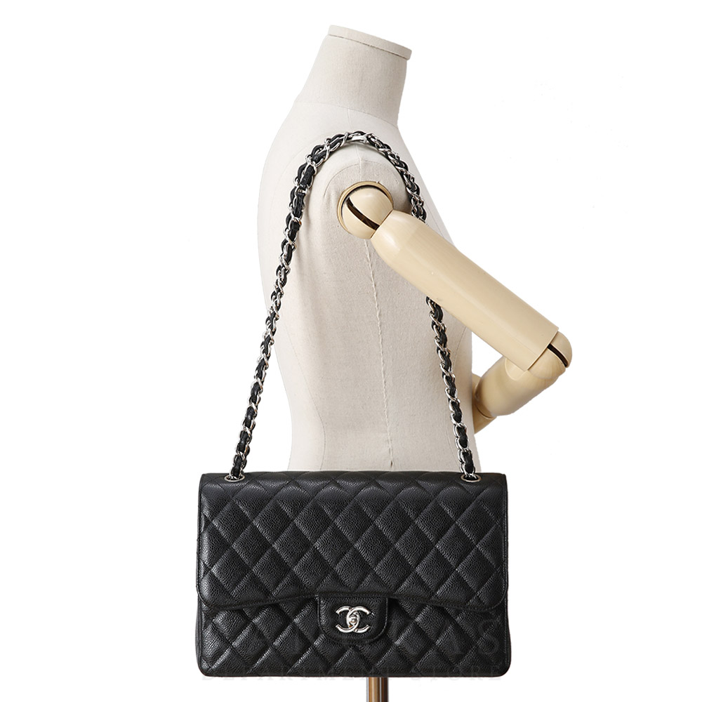 CHANEL(USED)샤넬 캐비어 클래식 라지 플랩백