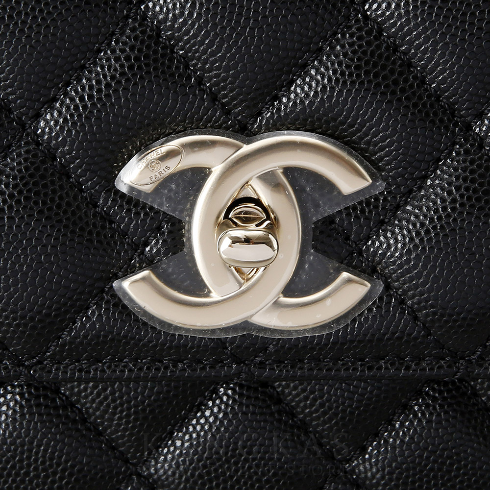 CHANEL(USED)샤넬 캐비어 코코핸들 미듐