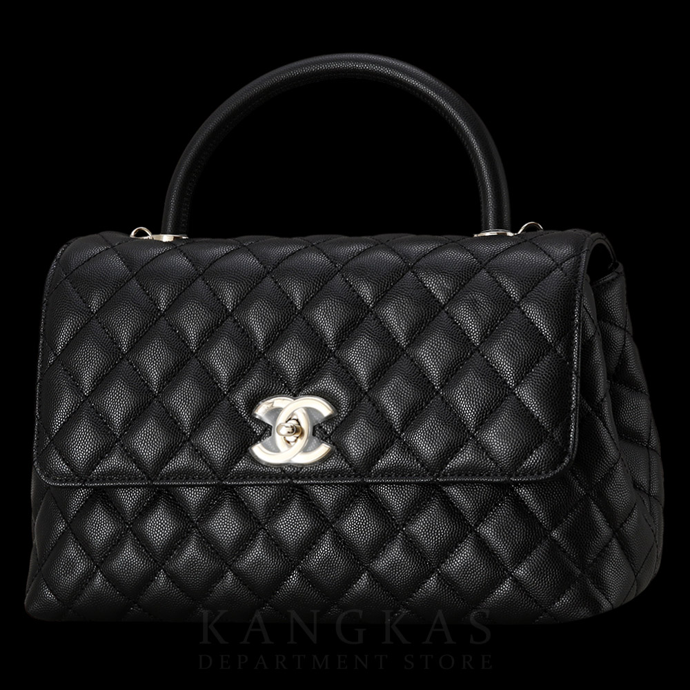 CHANEL(USED)샤넬 캐비어 코코핸들 미듐