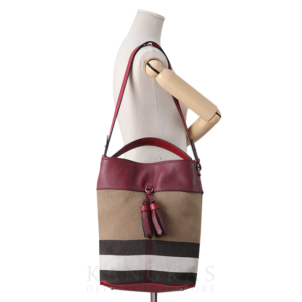 BURBERRY(USED)버버리 수잔나 호보백 미듐