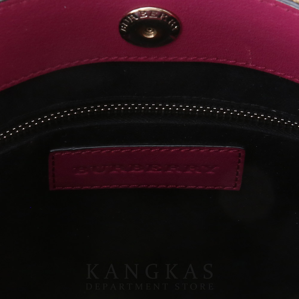 BURBERRY(USED)버버리 4038460 패브릭 호보백