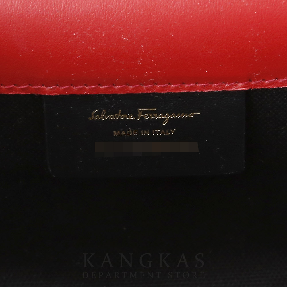 FERRAGAMO(USED)페레가모 간치니 모노그램 크로스백