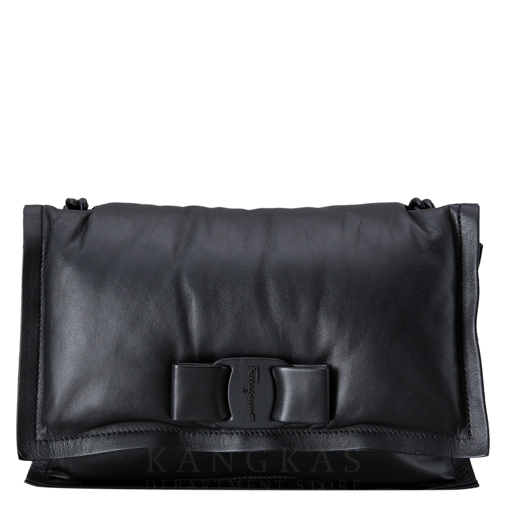FERRAGAMO(USED)페레가모 바라리본 푸퍼 숄더백