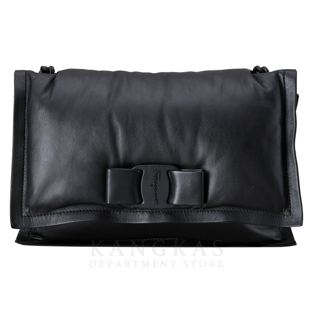 FERRAGAMO(USED)페레가모 바라리본 푸퍼 숄더백