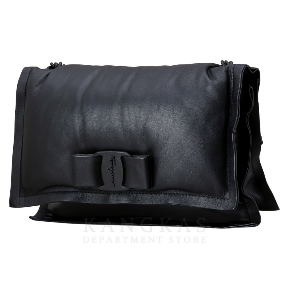 FERRAGAMO(USED)페레가모 바라리본 푸퍼 숄더백