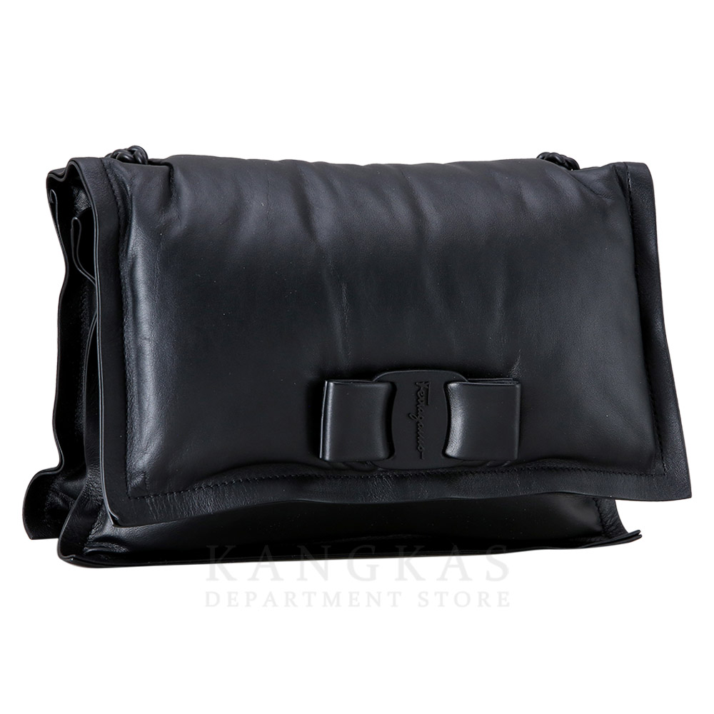 FERRAGAMO(USED)페레가모 바라리본 푸퍼 숄더백