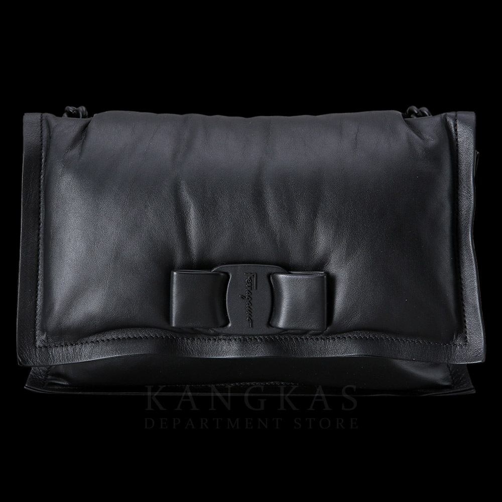 FERRAGAMO(USED)페레가모 바라리본 푸퍼 숄더백