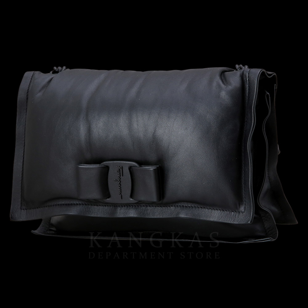 FERRAGAMO(USED)페레가모 바라리본 푸퍼 숄더백