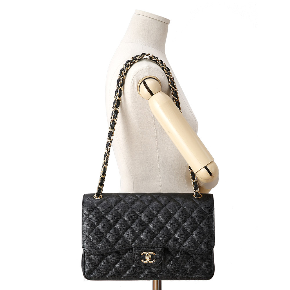 CHANEL(USED)샤넬 캐비어 클래식 라지 플랩백